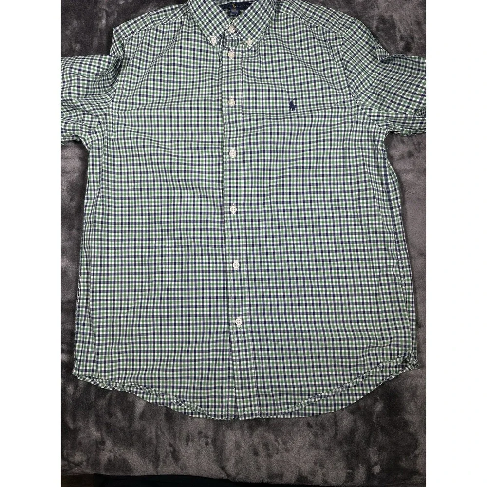 Polo Ralph Lauren Shirt Boys 20 Long Sleeve‎ Cotton Lightweight